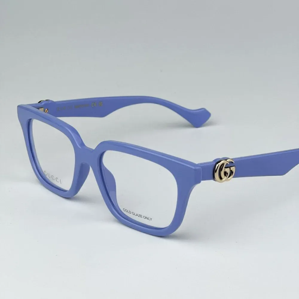 NEW Gucci GG1536O 008 Violet Women Square Eyeglasses GG 1536O